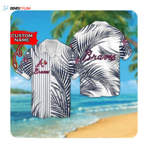 Personalized Atlanta Braves Hawaiian Shirt for Men and Women - Custom Name Summer Button-Up