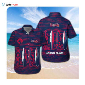 Atlanta Braves Hawaii Shirt - Summer Button Up for Men & Women
