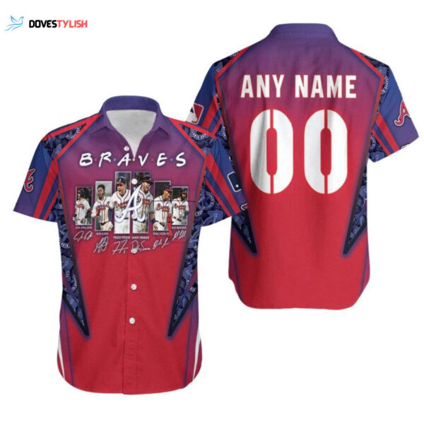 Custom Atlanta Braves Legends Captain MLB Hawaiian Shirt – Personalized Name & Number Perfect Gift for Baseball Fans