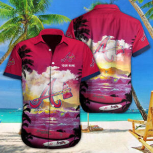 Atlanta Braves MLB-Custom Hawaii Shirt  For Men Women