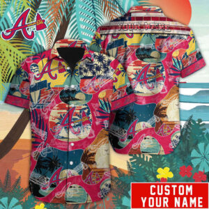 Atlanta Braves MLB-Custom Hawaiian shirt  For Men Women