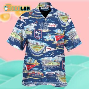 Atlanta Braves Hawaiian Shirt: Scenic MLB Fan Gear for Summer Fun