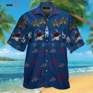 Atlanta Braves Hawaiian Shirt Set for Men Women Kids - Short Sleeve Button Up Tropical Aloha MTE010
