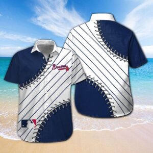 Atlanta Braves Hawaiian Shirt Set for Men Women Kids – Tropical Aloha Style MTE05