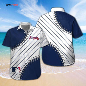 Atlanta Braves Hawaiian Shirt Set for Men Women Kids - Tropical Aloha Style MTE05
