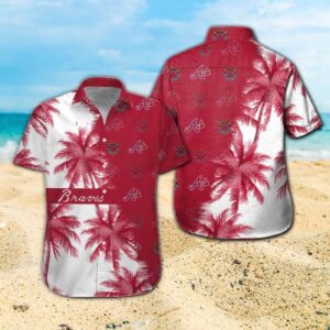 Atlanta Braves Tropical Aloha Hawaiian Shirt Set for Men Women Kids – MTE09