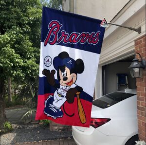 Atlanta Braves x Mickey Baseball Flag – MLB Premium Flag