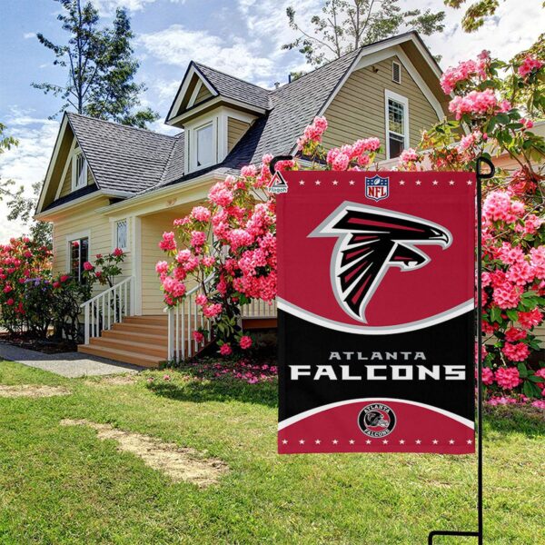Atlanta Falcons Football Team Flag, NFL Premium Two-sided Vertical Flag – House Garden Decor Gift