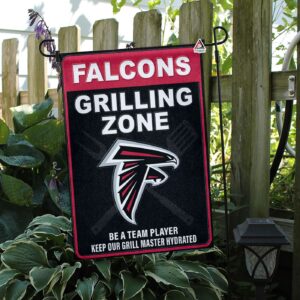 Atlanta Falcons Grilling Zone Flag, Falcons Football Fans BBQ Flag – House Garden Decor Gift