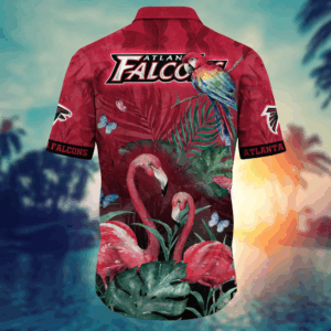 Atlanta Falcons NFL Flower Hawaii Shirt   For Fans, Summer Football Shirts