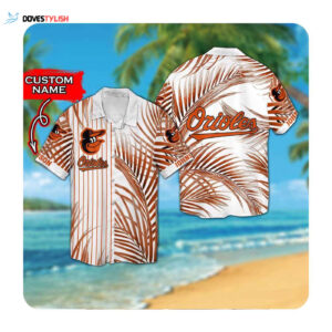 Personalized Baltimore Orioles Hawaiian Shirt for Men and Women - Custom Name Summer Button Up