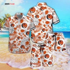 Baltimore Orioles & Grateful Dead Hawaiian Shirt - Official Merchandise