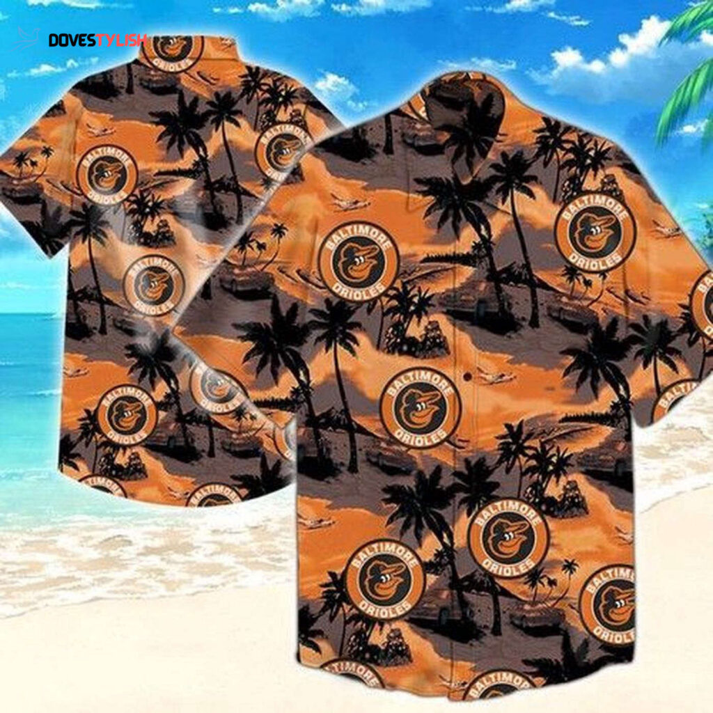 Baltimore Orioles Hawaiian Button-up Shirt – Official MLB Merchandise Baltimore Orioles Hawaiian Button-up Shirt – Official MLB Merchandise