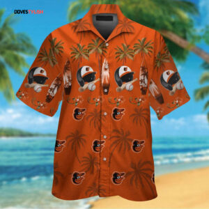Baltimore Orioles Hawaiian Shirt - Official MLB Merchandise