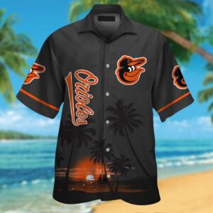 Baltimore Orioles Tropical Hawaiian Shirt Set for Men Women Kids – MTE011