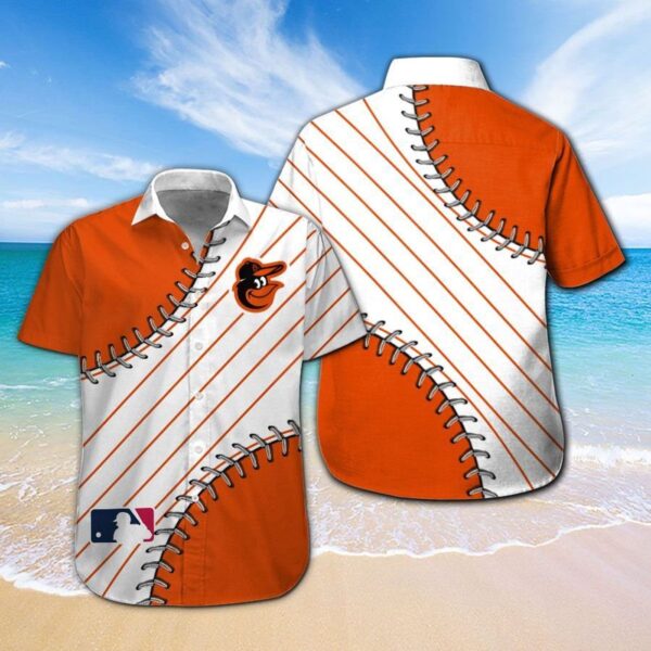 Baltimore Orioles Tropical Aloha Hawaiian Shirt Set for Men Women Kids – MTE02