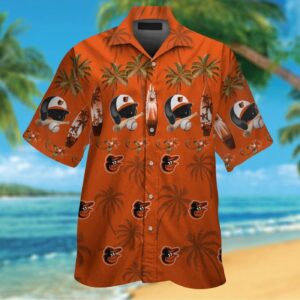 Baltimore Orioles Tropical Aloha Hawaiian Shirt Set for Men Women Kids – MTE03