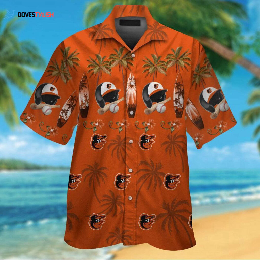 Baltimore Orioles Tropical Aloha Hawaiian Shirt Set for Men Women Kids – MTE03