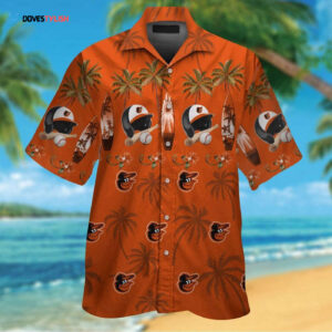 Baltimore Orioles Tropical Aloha Hawaiian Shirt Set for Men Women Kids - MTE03