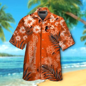 Baltimore Orioles Hawaiian Shirt Set for Men Women Kids – Tropical Aloha Design MTE04