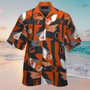 Baltimore Orioles Aloha Hawaiian Shirt Set for Men Women Kids Tropical Short Sleeve Button Up MTE07