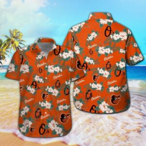 Baltimore Orioles Tropical Aloha Hawaiian Shirt Set for Men Women Kids – MTE09