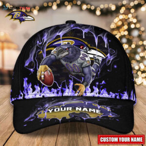 Baltimore Ravens Custom Name Classic, Baseball Caps  Gift for Men Women