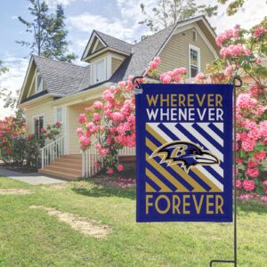 Baltimore Ravens Forever Fan Flag, NFL Sport Fans Outdoor Flag - House Garden Decor Gift 3