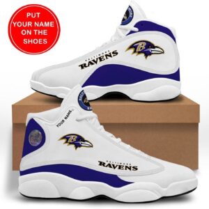Custom Baltimore Ravens Air Jordan 13 Sneakers for Men & Women
