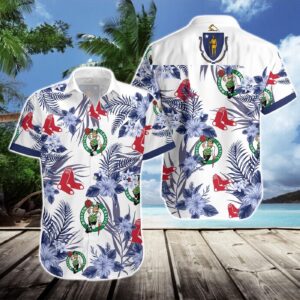 Official Boston Celtics & Red Sox Hawaiian Shirt – Limited Edition