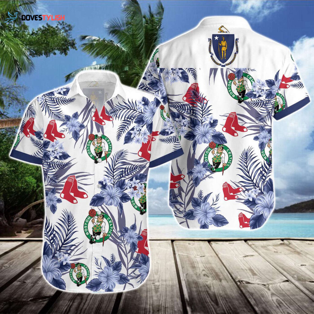 Official Boston Celtics & Red Sox Hawaiian Shirt – Limited Edition