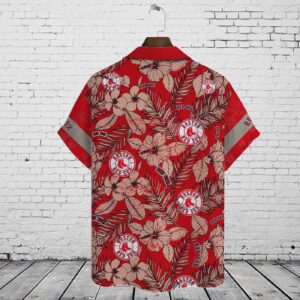 Official Boston Red Sox 2023 AOP 3D Button Hawaiian Shirt – Perfect Gift for Men & Dad!