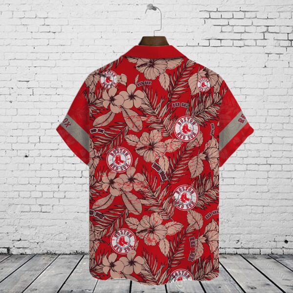 Official Boston Red Sox 2023 AOP 3D Button Hawaiian Shirt – Perfect Gift for Men & Dad!