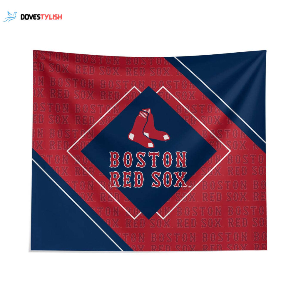 Boston Red Sox Boxed Tapestry: Official MLB Team Logo Wall Hanging Boston Red Sox Boxed Tapestry: Official MLB Team Logo Wall Hanging