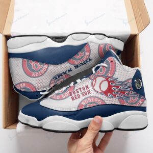 Personalized Boston Red Sox Air Jordan 13 Sneakers - Custom Unisex Gift Shoes 3