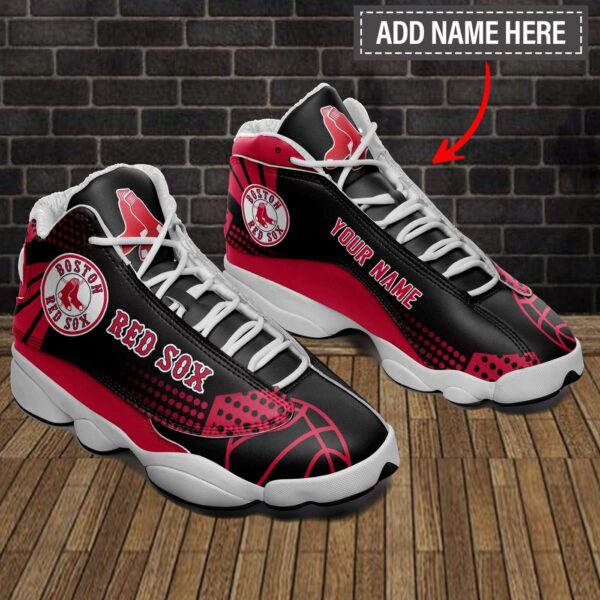 Custom Boston Red Sox Air Jordan 13 Sneakers – Personalized Unisex Gift