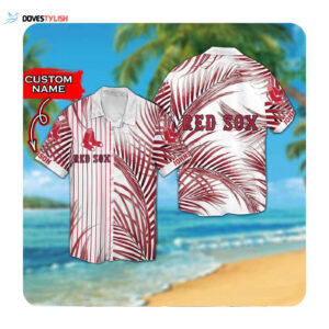 Custom Boston Red Sox Hawaiian Shirt: Personalized Summer Button Up for Men and Women