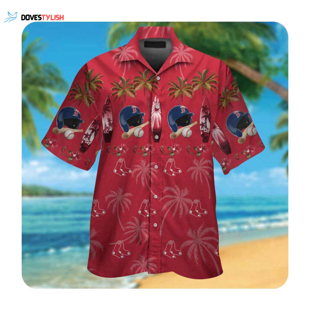 Summer Boston Red Sox Hawaiian Shirt for Men and Women – Button Up Style