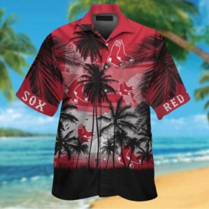 Boston Red Sox Hawaiian Shirt #6 – Official MLB Merchandise for Red Sox Fans