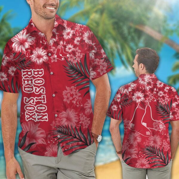 Official Boston Red Sox Hawaiian Shirt #9 – Limited Edition MLB Merchandise