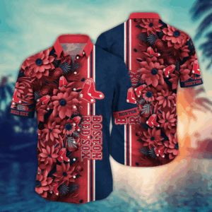 Boston Red Sox MLB Flower Hawaii Shirt And Tshirt For Fans, Custom Summer Football Shirts