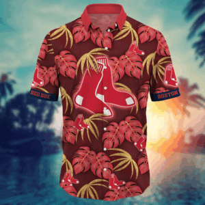 Boston Red Sox MLB Flower Hawaii Shirt   For Fans, Summer Football Shirts