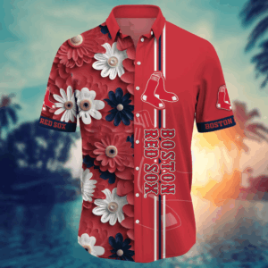 Boston Red Sox MLB Flower Hawaii Shirt And Tshirt For Fans, Summer Football Shirts