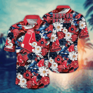 Boston Red Sox MLB Hawaii Shirt Independence Day, Summer Shirts