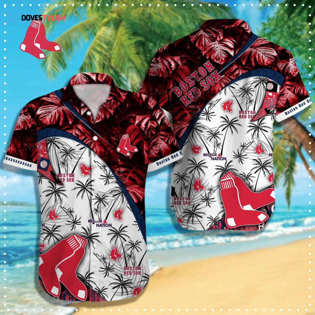 Authentic Boston Red Sox MLB Hawaiian Shirt – Q-49376 Authentic Boston Red Sox MLB Hawaiian Shirt – Q-49376