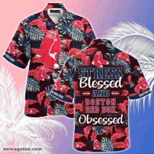 Official Boston Red Sox MLB Summer Beach Hawaiian Shirt – Stress-Free & Style-Obsessed