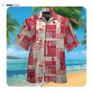 Boston Red Sox Snoopy Hawaii Shirt: Fun Summer Button Up for Men and Women