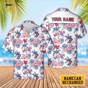 Custom Boston Red Sox Hawaiian Shirt - Unisex Fan Apparel