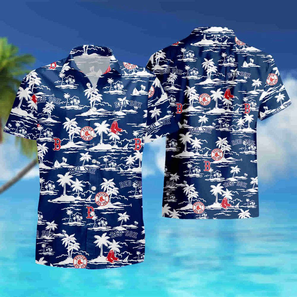 Boston Red Sox Vintage Mlb Hawaiian Shirt For Men Women