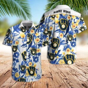 Milwaukee Brewers Hawaiian Shirt – Official MLB Merchandise